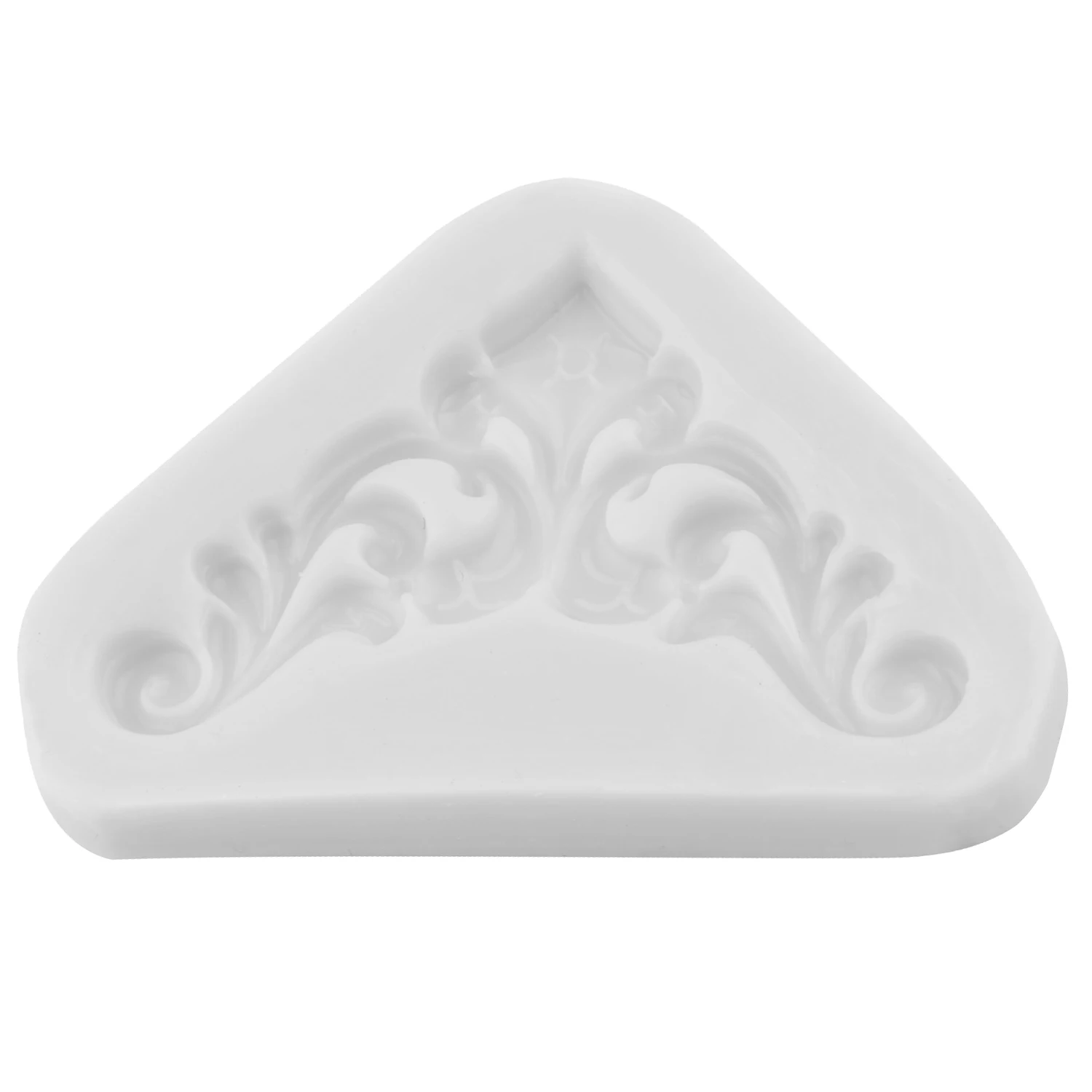European Baroque Scroll Relief Silicone Mold Cake Border Chocolate Fondant Mould Cake Decorating Tools Resin Clay Candy Molds