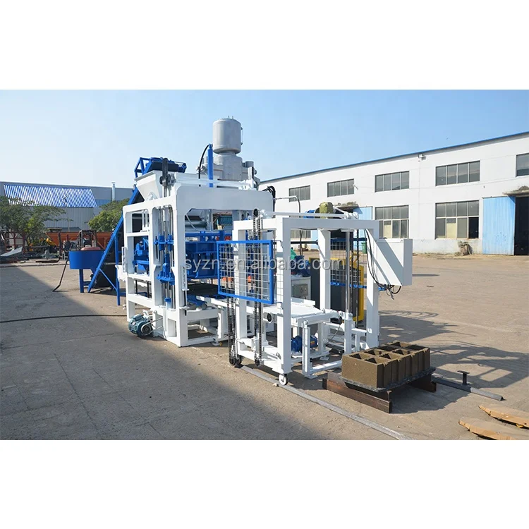 QT4-15 Full Automatic Hydraulic Cement Block Moulding Machine High Efficiency High Accuracy Concrete Manufacturing Equipment