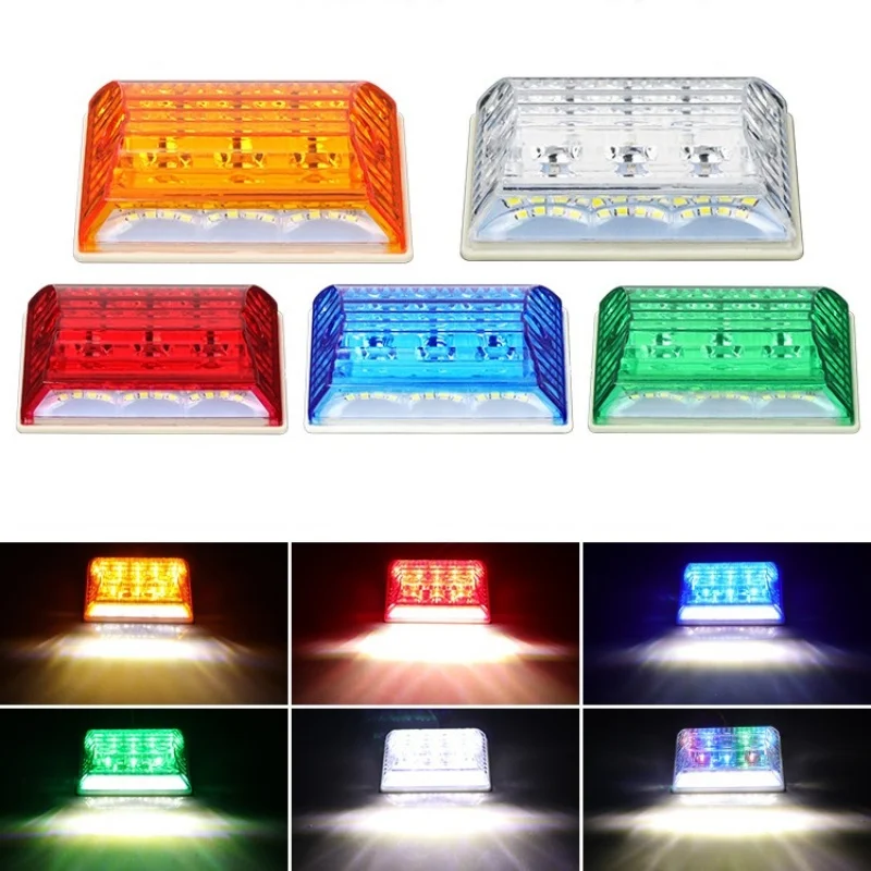 

Truck Clearance Light 24V LED Marker Lights for Trailer Lighting Van Side Lamp Red Yellow White Blue
