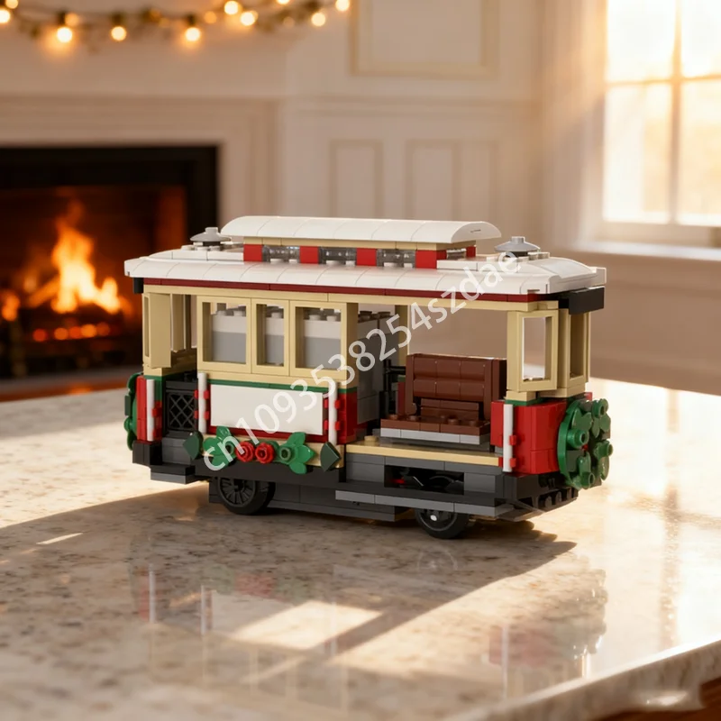 

432 шт. MOC Tram Powered UP модифицированный датчик цвета модель строительные блоки сборка игрушки DIY образование дети рождественские подарки на день рождения