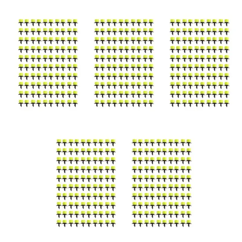 

500Pcs 1/4Inch Adjustable Micro-Type Drip Irrigation System Watering Sprinklers Anti-Clogging Emitter Garden Supplies-AT36