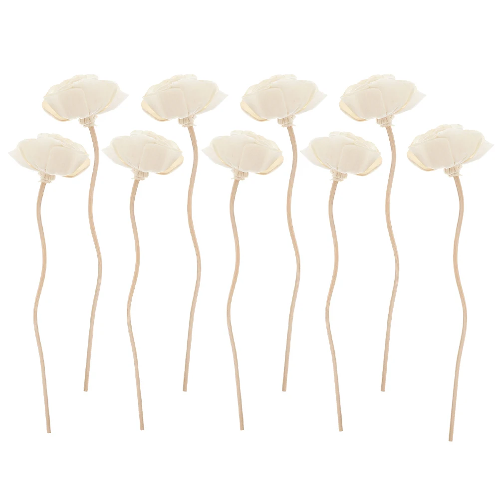 

9Pcs Household Aroma Sticks Replaceable Diffuser Reeds for Essential Oils Fireless Aromatherapy Decorative Flowers Room