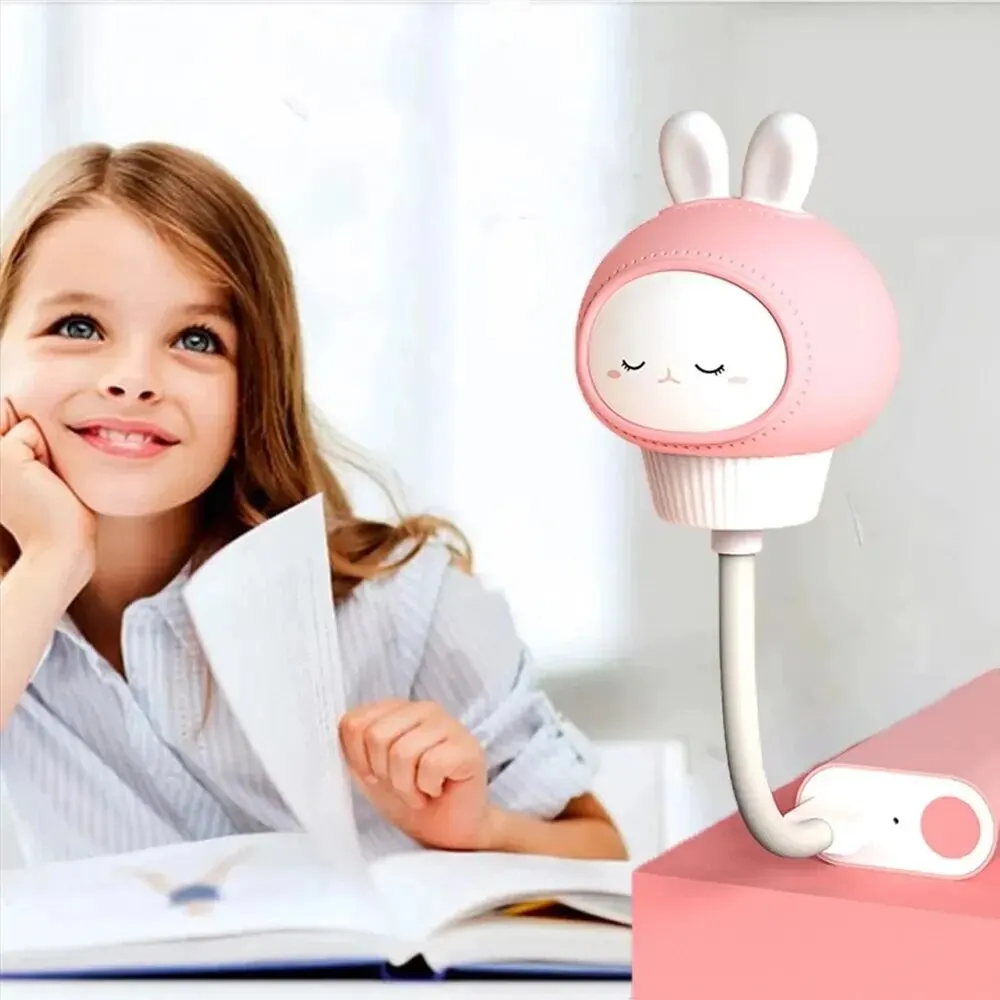 LED Night Light LED Cute Cartoon Bear Rabbit Pet Modeling USB Night Lamp for Children Room Decoration