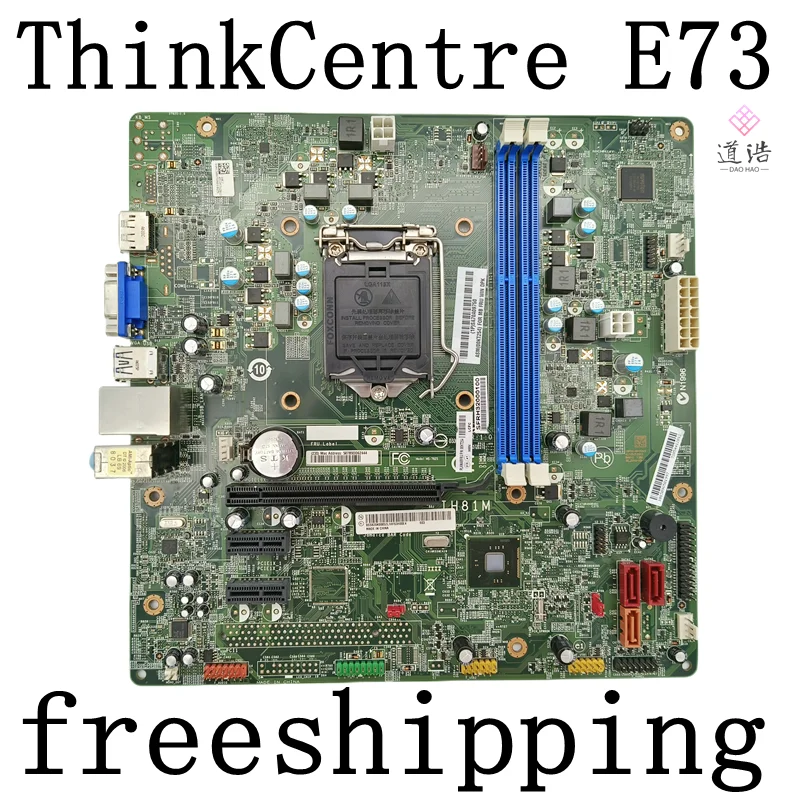 

Материнская плата IH81M для Lenovo ThinkCentre E73 FRU: 00KT254 LGA 1150 DDR3 Материнская плата 100% протестирована Полная работа