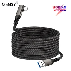 USB3.2 10Gbps Cable USB Type A to USB C 3.1/3.2 Gen2 Cable Data Transfer USB C SSD Hard Disk Cable 3A 60W QC 3.0 Fast Charging