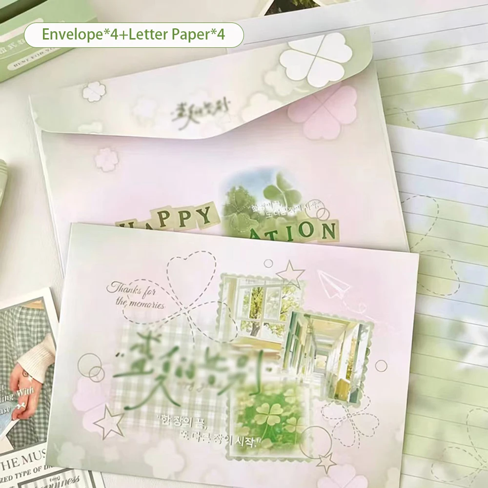 

Summer farewell envelope letter set, graduation, holiday gift handwritten blessing letter, commemorative message letter