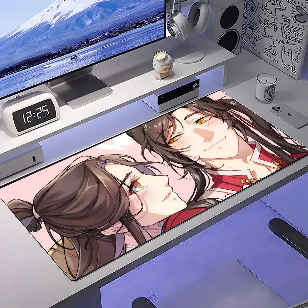 

Коврик для мыши Heaven Official's Blessing, большой противоскользящий резиновый игровой коврик для мыши, прочный настольный коврик с толстым краем, подходит для офиса