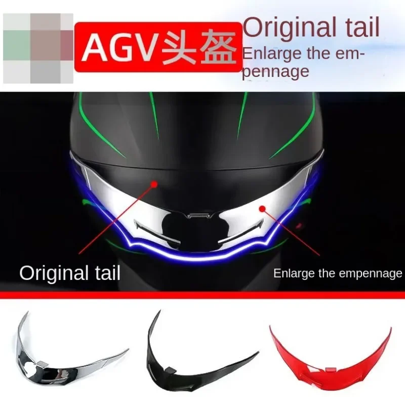 

Cascos Motorcycle Helmet Tail Spoiler AGV K1 K3SV K5S Refitting Big Tail Spoiler Universal Capacete De Moto Helmet Accessories