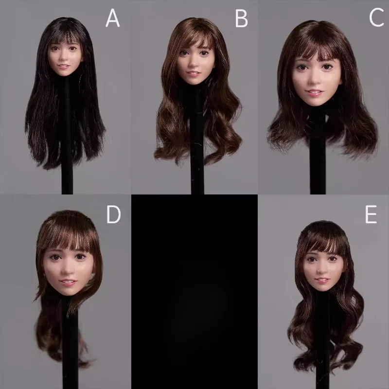 

Z6TOYS 1/6 Scale ZC011 Soldier Japan Actress Head Sculpt Movable Eyes Head Carving Model for 12inch Female Action Figures Doll