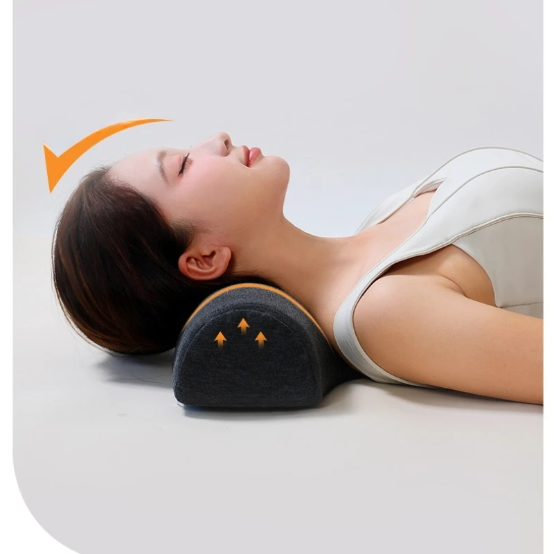 Neck Support Cervical Pillow Single Sleep Pillow for Neck Curve Correction Massage Sleep Aid Pillow