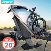 Joyroom Anti-Shake Bike Phone Holder Quick Install Bicycle Motorcycle Phone Mount with Vibration Dampener for 4.7-7\