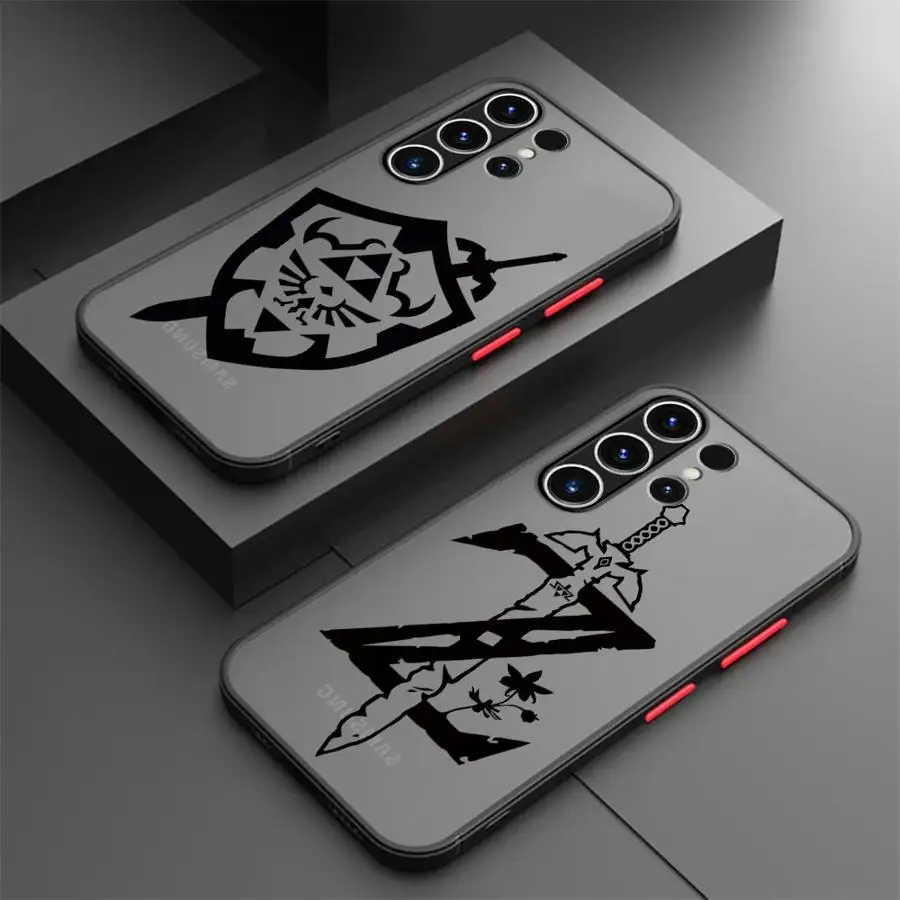 The Legends of Z-Zeldas Game Cover Phone Case for Samsung Galaxy Note 20 Ultra Note 10 Plus 8 9 S10 S9 S8 Matte Shell