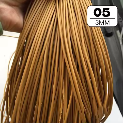 2.5/3Cm 500G Round Pe Rattan Plastic Synthetic Rattan Weaving Raw Material Knit Furniture Repair Chair Table Storage Basket Tool - Image 5