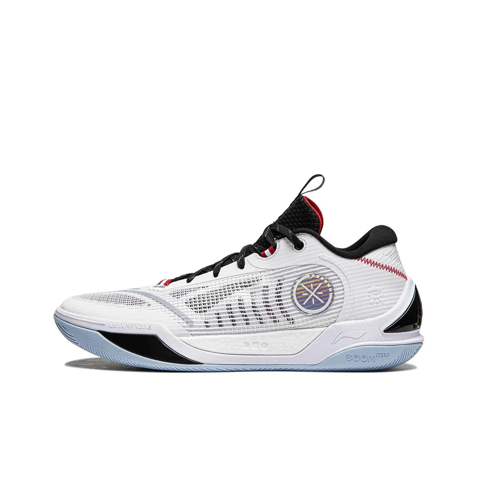 Li Ning Wade Ice Blood 2 Low top Basketball Shoes Men's Standard White ABPU017-6