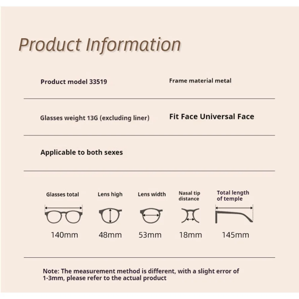 نظارات طبية 2025 إطار نظارة معدني جديد متعدد الأضلاع بإطار كبير، مناسب لكل من الرجال والنساء على الطراز الكوري