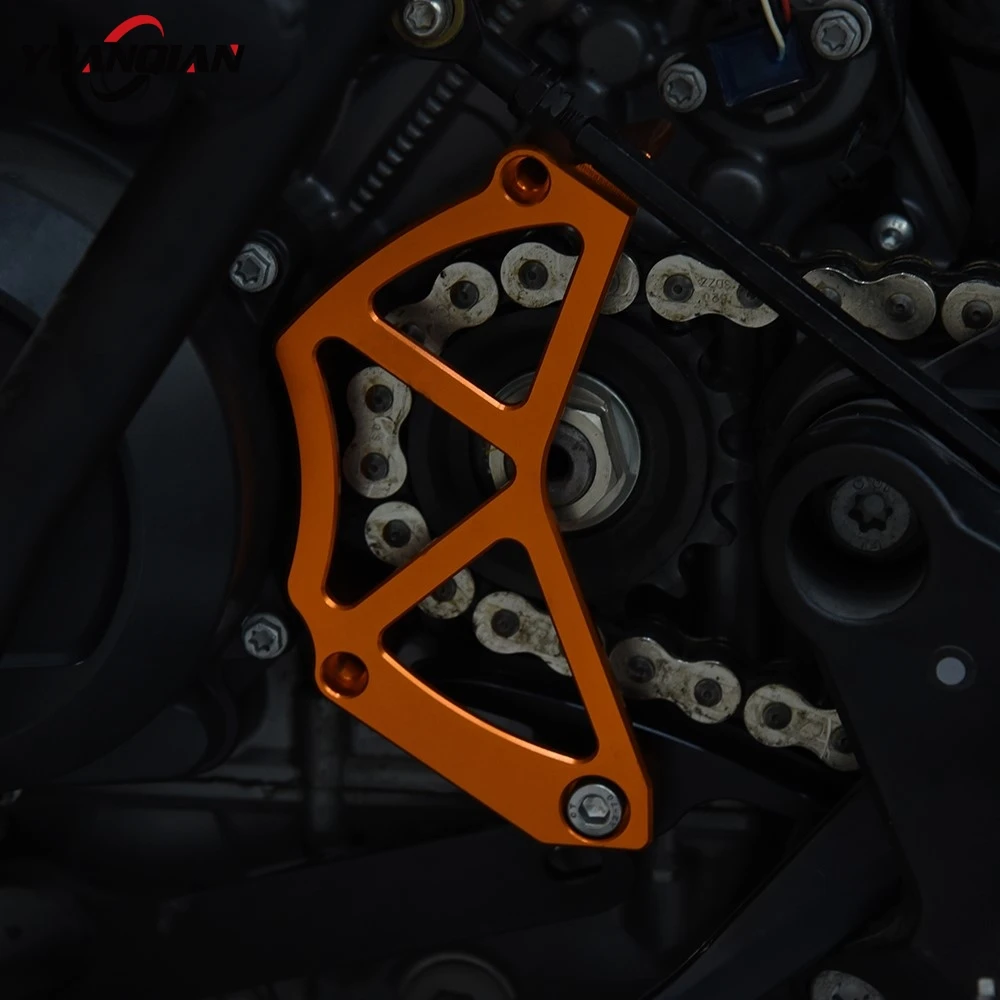 For Husqvarna Norden 901 790 Duke 890 Adventure S/R 2020-2024 2025 One Finger Clutch Lever Sprocket Cover Case Saver Chain Guard
