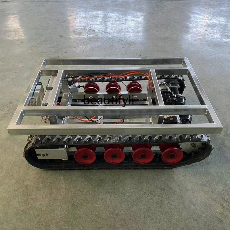 ss New style Remote control electric crawler all-terrain creeper transporter mechanical dispenser lifting platform chassis