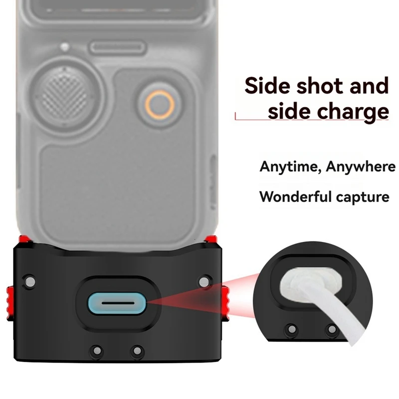 База интеллектуального магнитного зарядного устройства, быстроразъемный адаптер, крепление для Dji Pocket 3/4, гнездовое базовое крепление