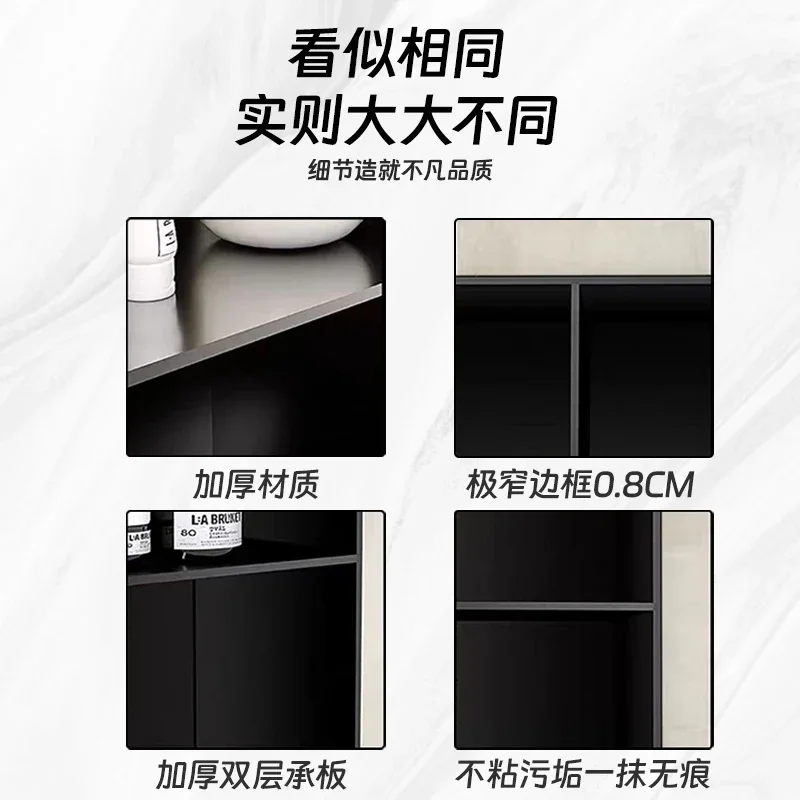 Niche embedded baffle toilet bathroom rack metal niche cabinet thickened partition customization