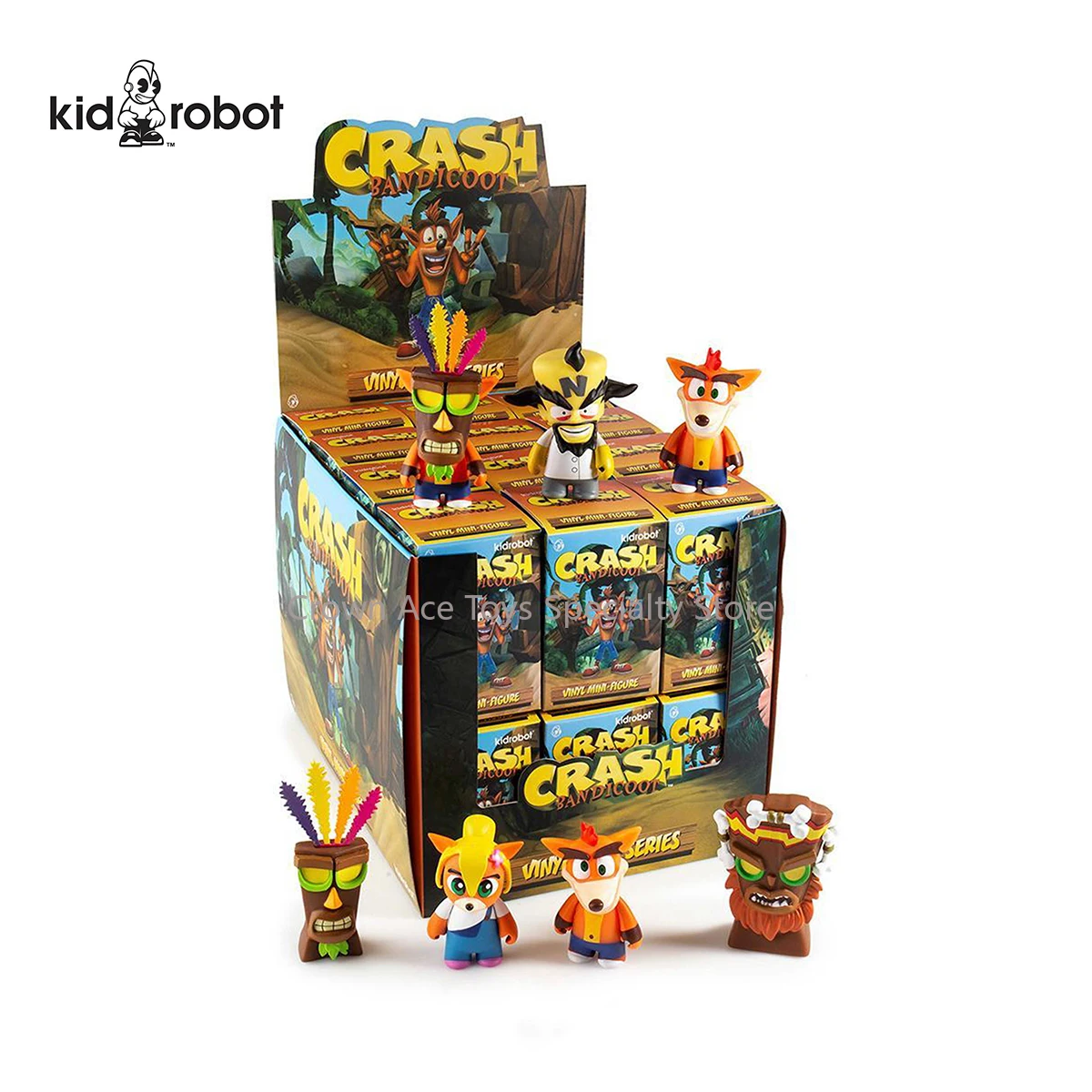 

In Stock Kidrobot Crash Bandicoot Playstation Vinyl Mini Figure 3-Inch Blind Box Premium Collectible Figure Trendy Desktop Toys