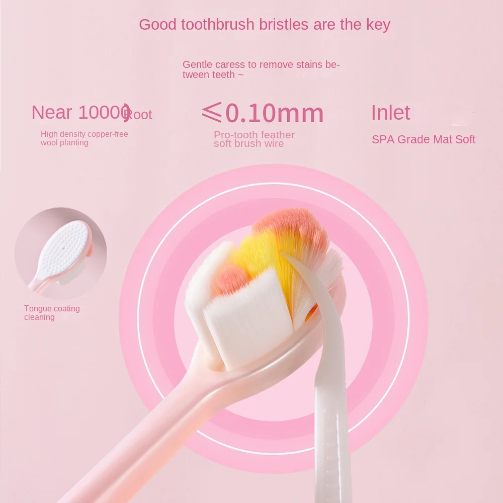 New Fairy Stick Soft Bristle Toothbrush Portable Oral Cleaning Household Cleaning Toothbrush Multi-function Teeth Cleaning Tool