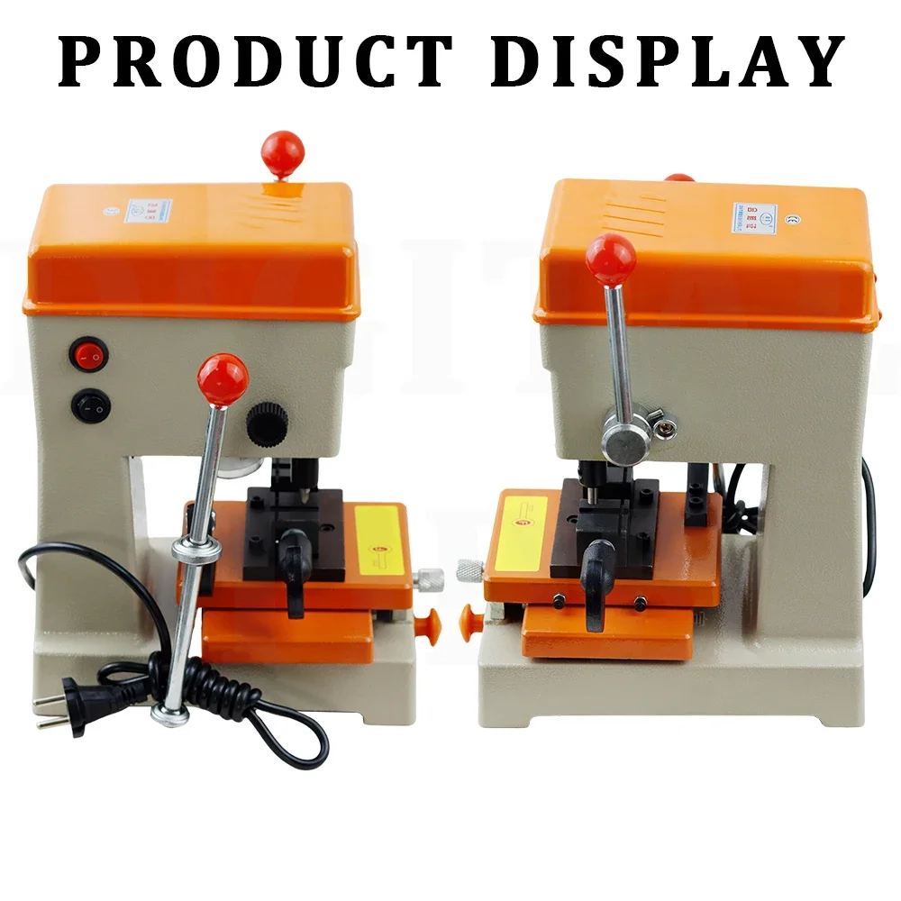 368A Car Key Cutting Copy Duplicating Machine Vertical Key Cutter Machine Car Door Key Drill Maker Locksmiths Tools Supply 220V