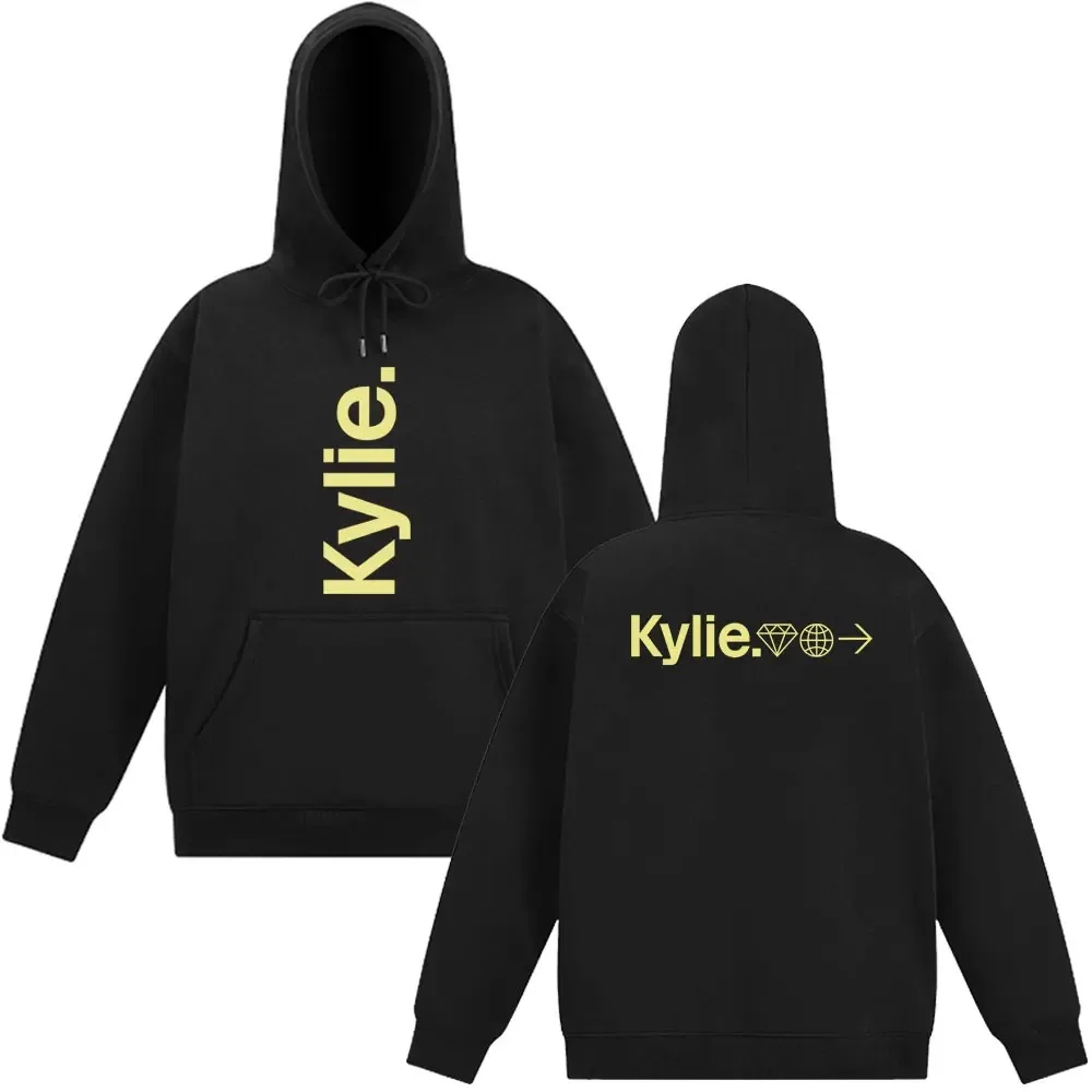 

Kylie Minogue Tension Tour 2025 модная толстовка с принтом для мужчин и женщин, повседневная свободная толстовка, зимние флисовые пуловеры в стиле хип-хоп, подарки для фанатов