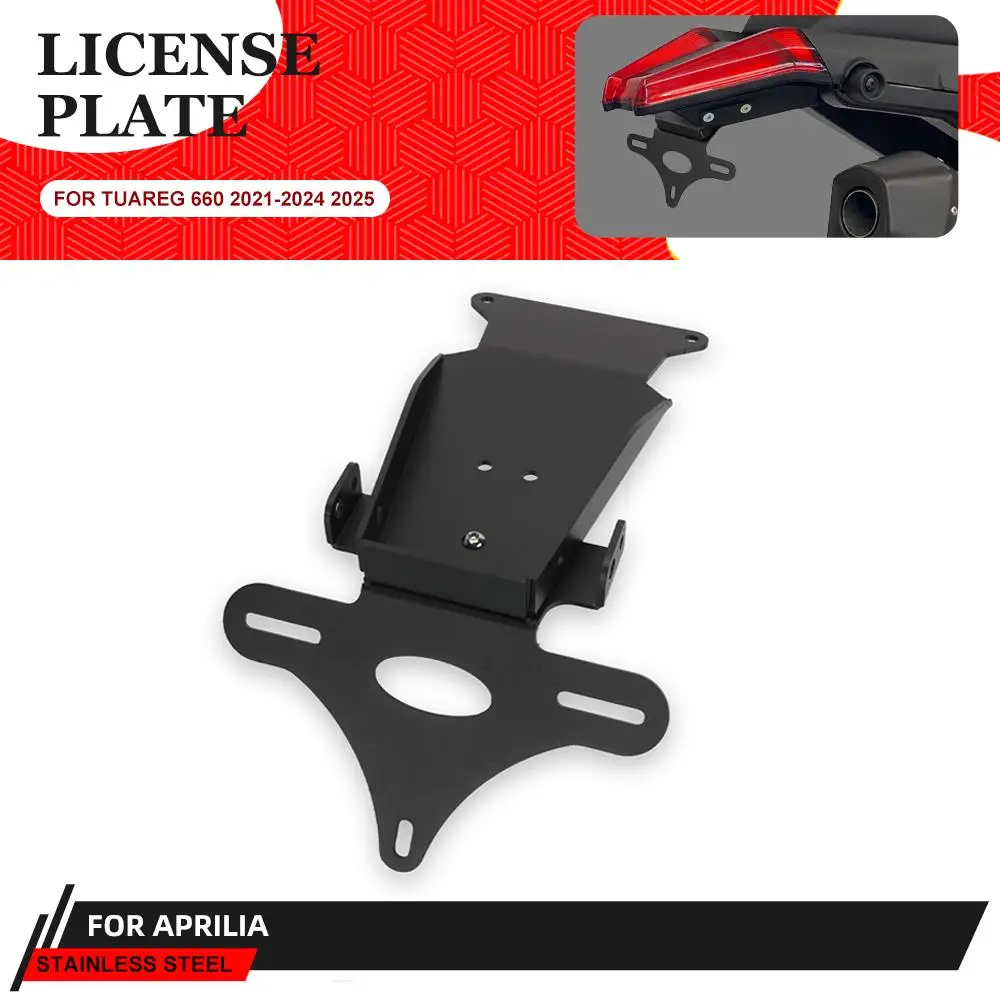 

For Aprilia Tuareg 660 2021-2024 License Plate Holder Motorcycle Tail Tidy Fender Eliminator Tuareg660 Accessories
