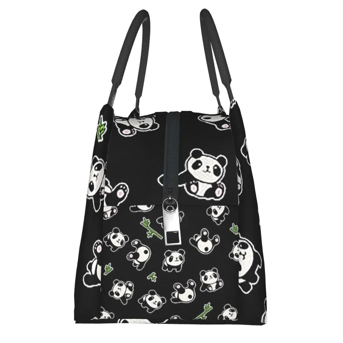Panda Pattern Lunch Bags Insulated Bento Box Waterproof Lunch Tote Picnic Bags Cooler Thermal Bag for Woman Children Work