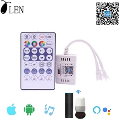 WS2811 Led Dimmer WiFi Rgb Controller Magic Home Bluetooth Music For Addressable SK6812(RGBW) Led Strip DC 12V 24V