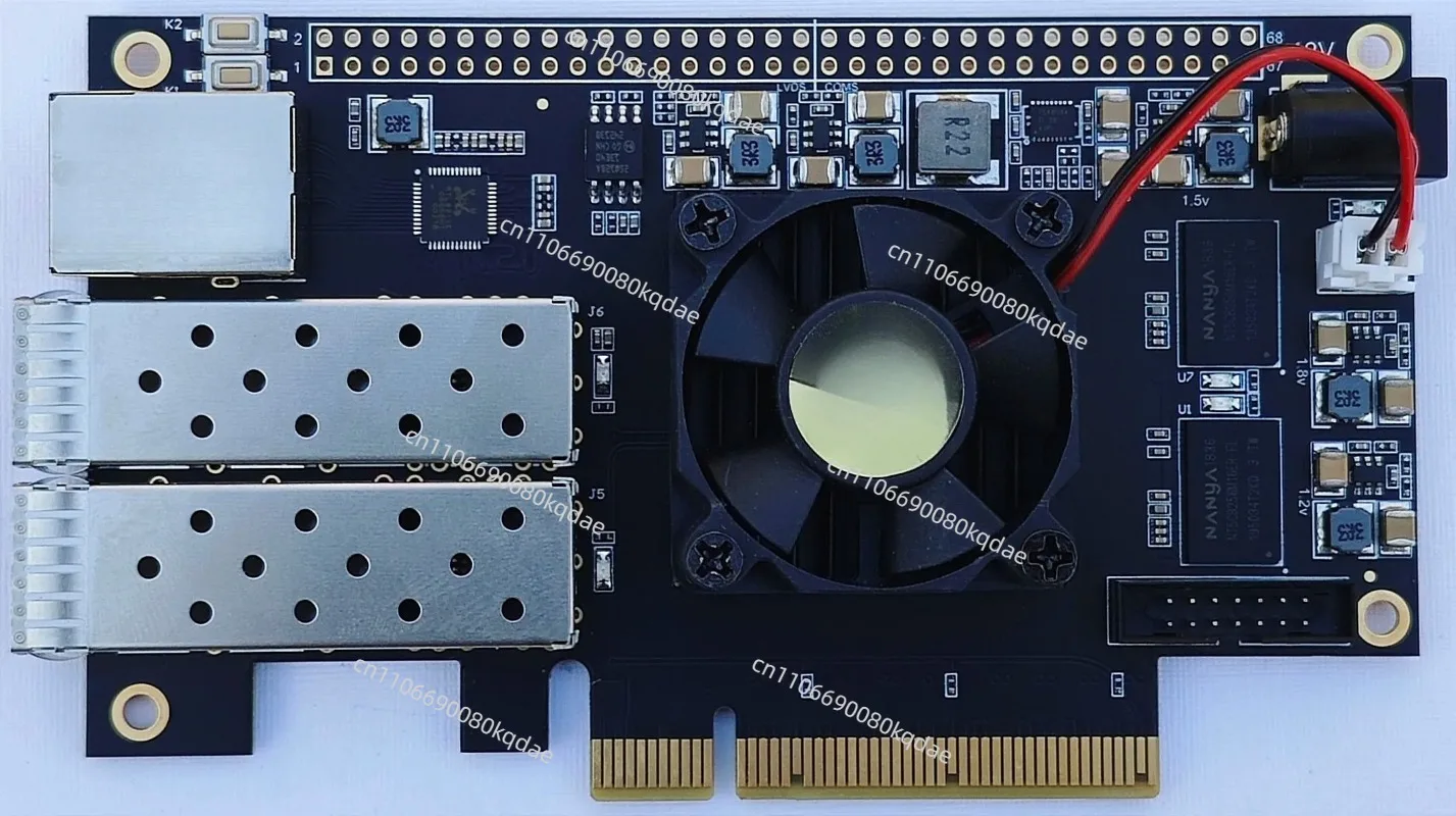 Kintex‑7 FPGA Core Development Board, XC7K325T XC7A200T Chip, PCIe SFP Fiber Gigabit Ethernet Port Circuit Board