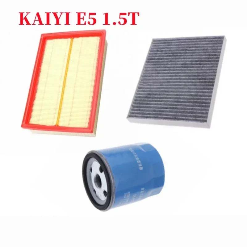 

3pcs/set Filter Kit For 2022 CHERY KAIYI E5 1.5T Air &Oil Filter&Cabin Filter