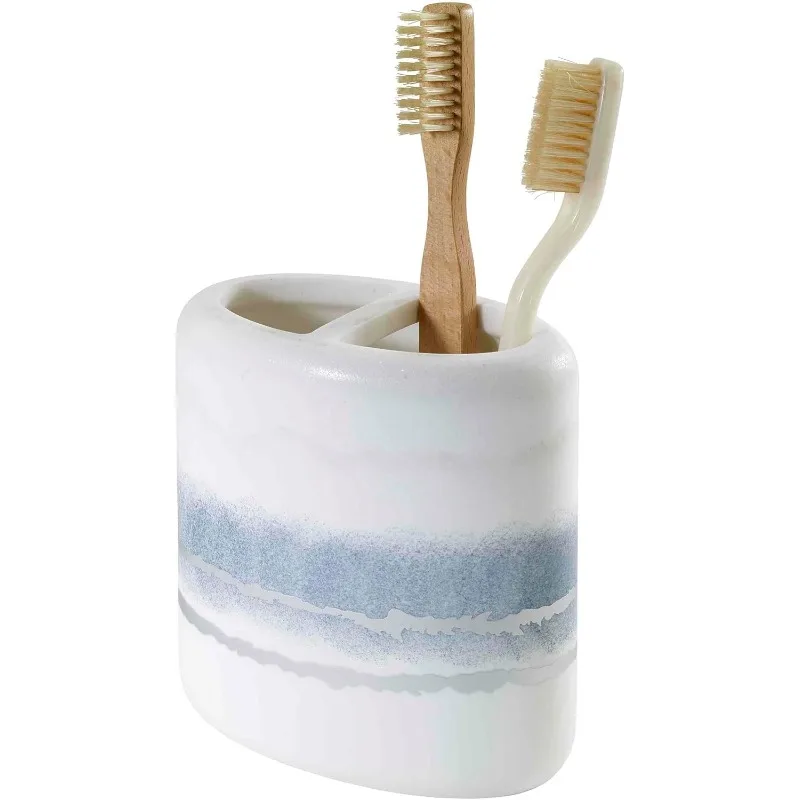 Accessory Set, Resin Countertop Accessories, Marble Inspired Bathroom Essentials (Murano Collection)