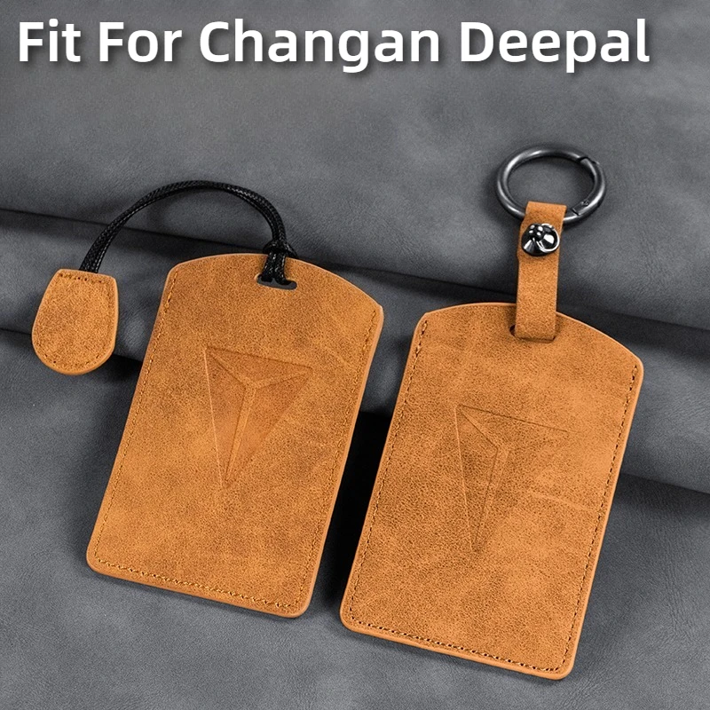 

Fit For Changan Deepal S07 S05 SL03 L07 G318 Car Key Card Holder NFC Smart Card Case Suede Protective Shell
