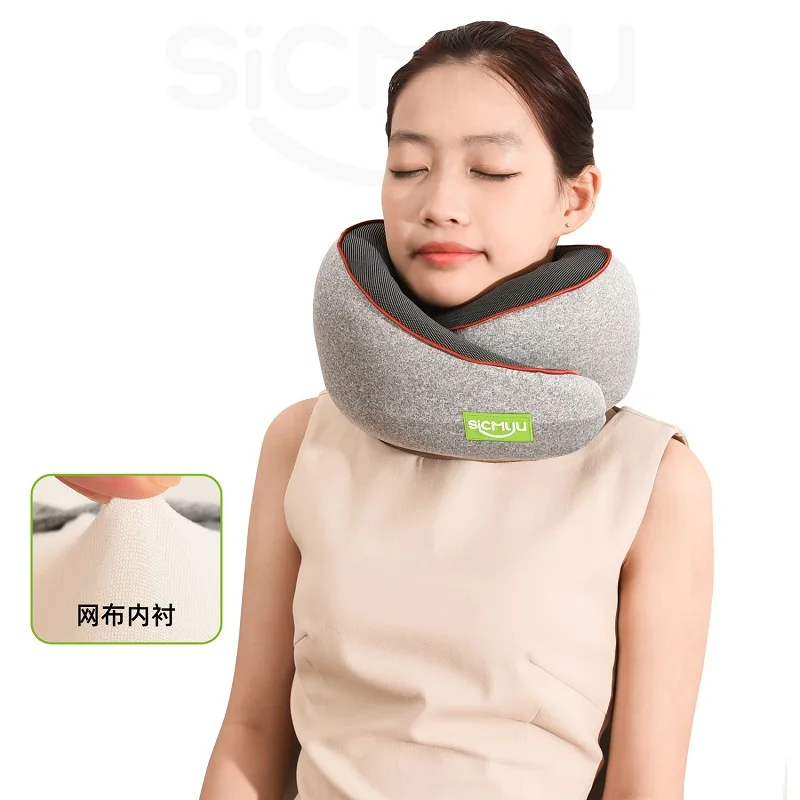 

Portable U-shaped Neck Pillow Travel Neck Protection Pillow Travel By Plane Train Long Trip Sleep Super Soft Guard Pillow