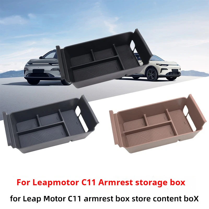 For 2026 Leap Motor C11 central control armrest box storage box Leap Motor car interior supplies storage organizer car organizer