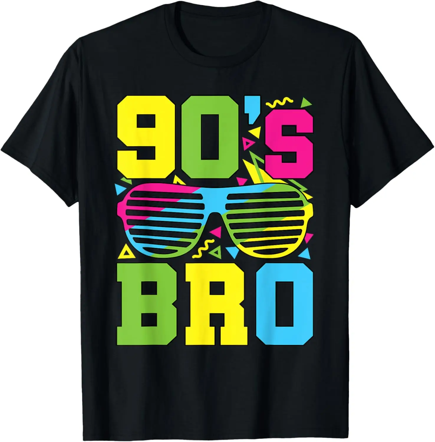 90's Bro Retro 1990s 90s Style Disco Party Outfit T-Shirt