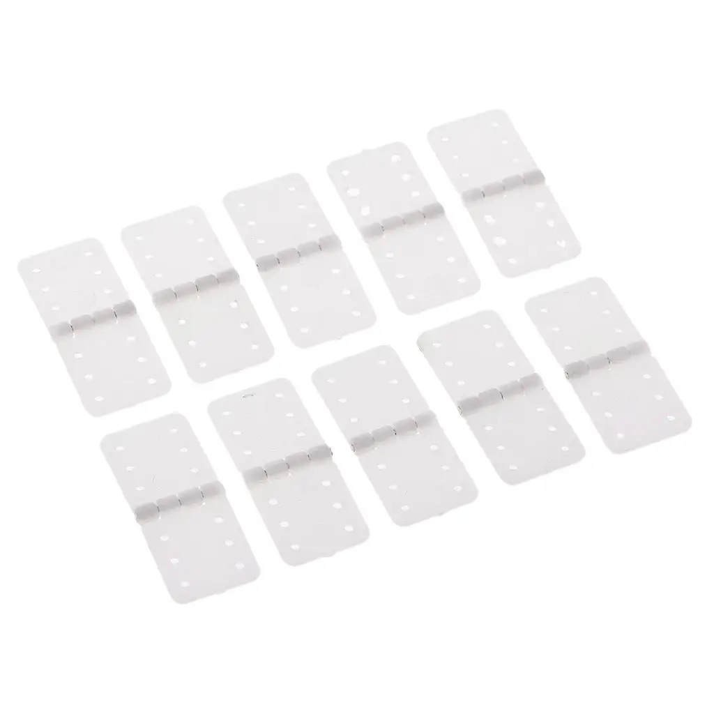Pinned Hinge Set RC Plane Parts Aircraft Accessories 20pcs Plastic Universal for Fixed Wing Models