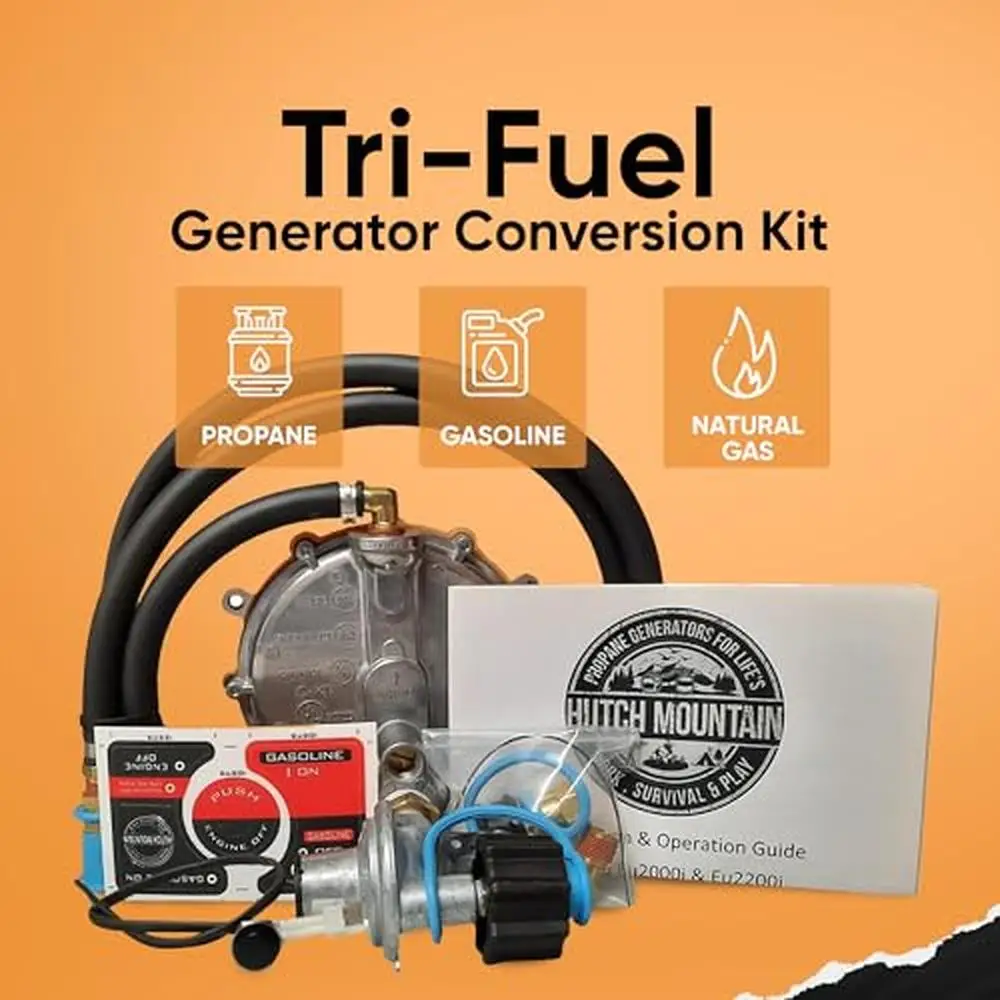 Tri-fuel Conversion Kit Honda EU2000i Propane Gasoline Natural Gas Generator Conversion Kit