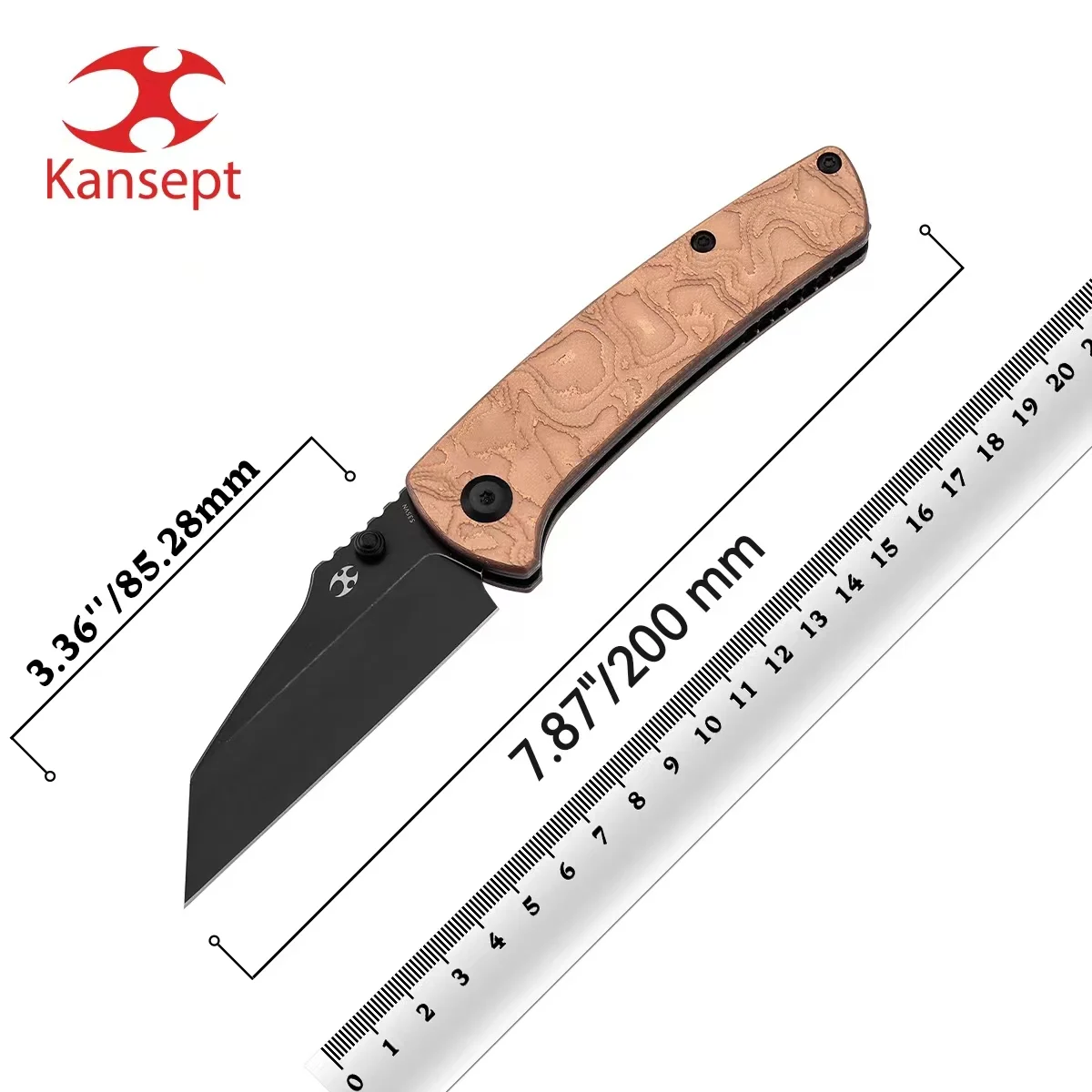 Складные ножи Kansept K1015 Main Street 3,36 дюйма, дамасский/CPM S35VN, лезвие с ручкой из углеродного волокна, шпилька для большого пальца, карман EDC Складные ножи Kansept K1015 Main Street 3,36 дюйма, дамасский/CPM S35VN, лезвие с ручкой из углеродного волокна, шпилька для большого пальца, карман EDC