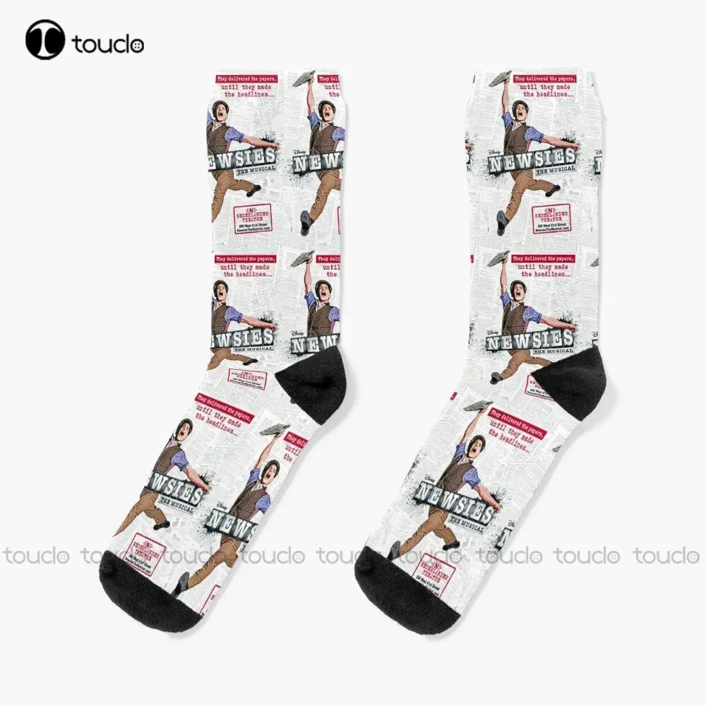 

Newsies Original Socks Socks Men Personalized Custom Unisex Adult Teen Youth Socks Custom Gift 360° Digital Print Streetwear