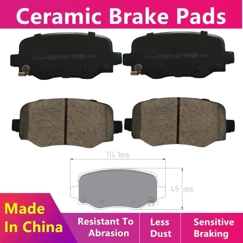 Rear Brake Pads-32011 For Roewe Rx8(2017-Present) 2.0t(30t) Auto Parts 10449128