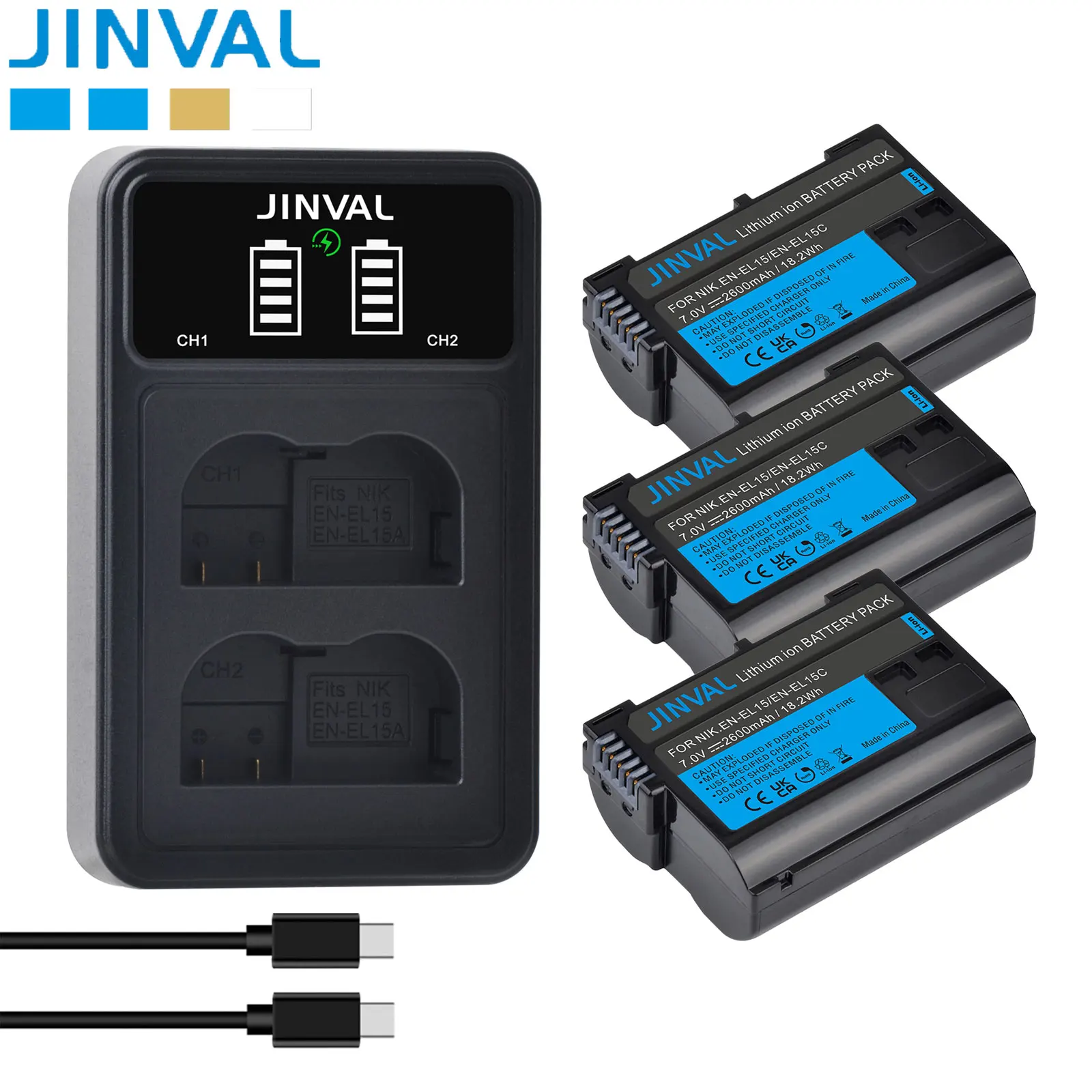 Jinval 2600Mah EN-E…