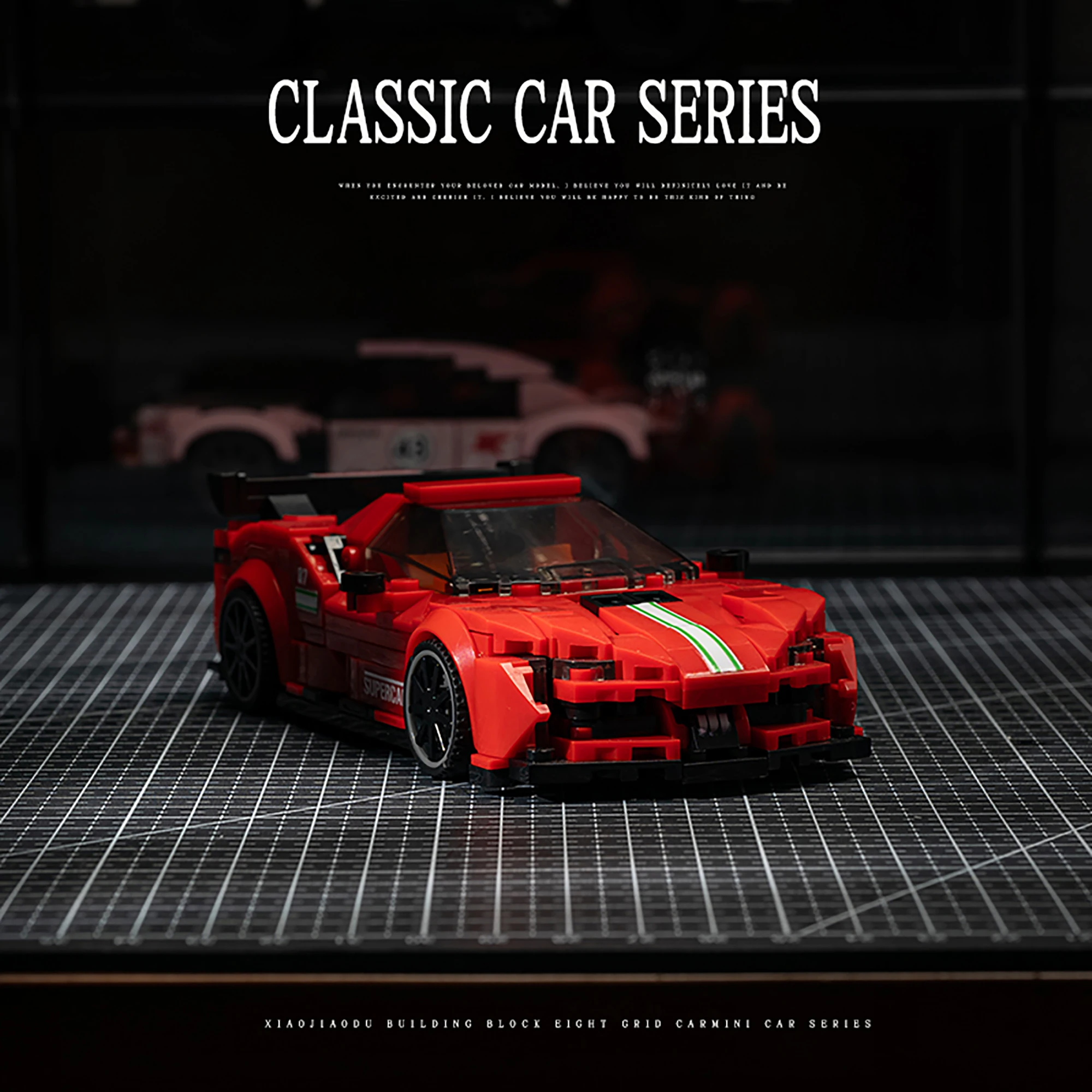 ตัวต่อรถแข่งความเร็วสูง SF90XX จำนวน 375 ชิ้น ชุดตัวต่อรถซูเปอร์คาร์ ของเล่นตัวต่อสำหรับเด็กและผู้ใหญ่ ของขวัญ