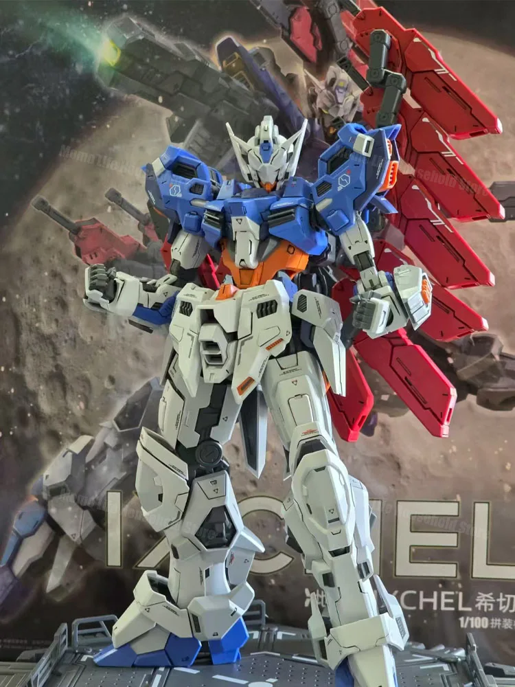 متوفر في المخزون MECHA CORE INDUSTRY 1/100 MG IXCHEL تجميع نموذج أطقم هيكل عظمي بلاستيكي عمل الشكل روبوت نموذج بلاستيكي هدايا اللعب