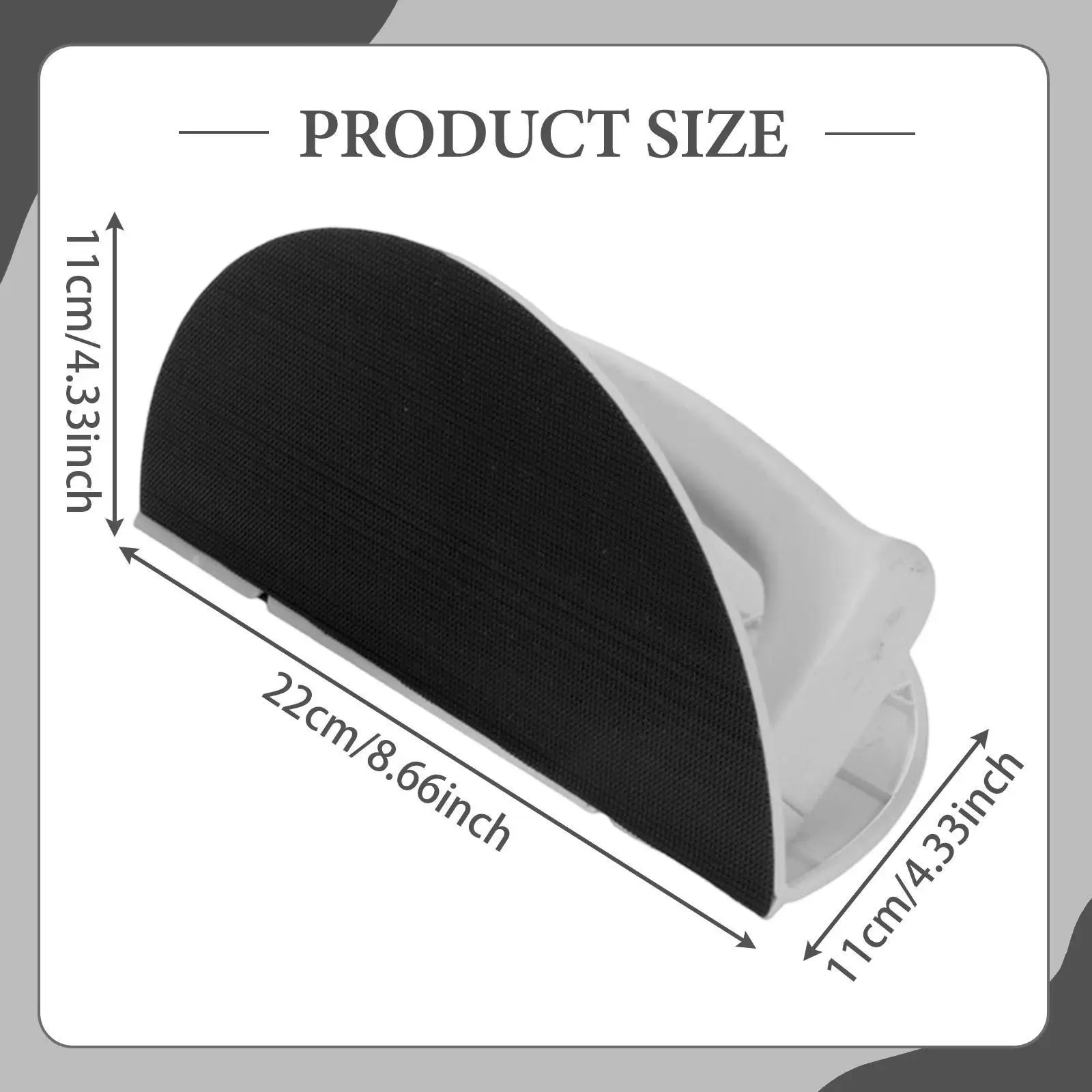 Lixadeira de canto para drywall 8,66x4,33x4,33 polegadas Suporte para limpeza