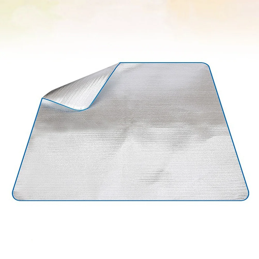 

Waterproof Picnic Mat 220X220Cm Double Sided Aluminum Film Eva Outdoor Camping Mat Lightweight For Picnic Beach Travel