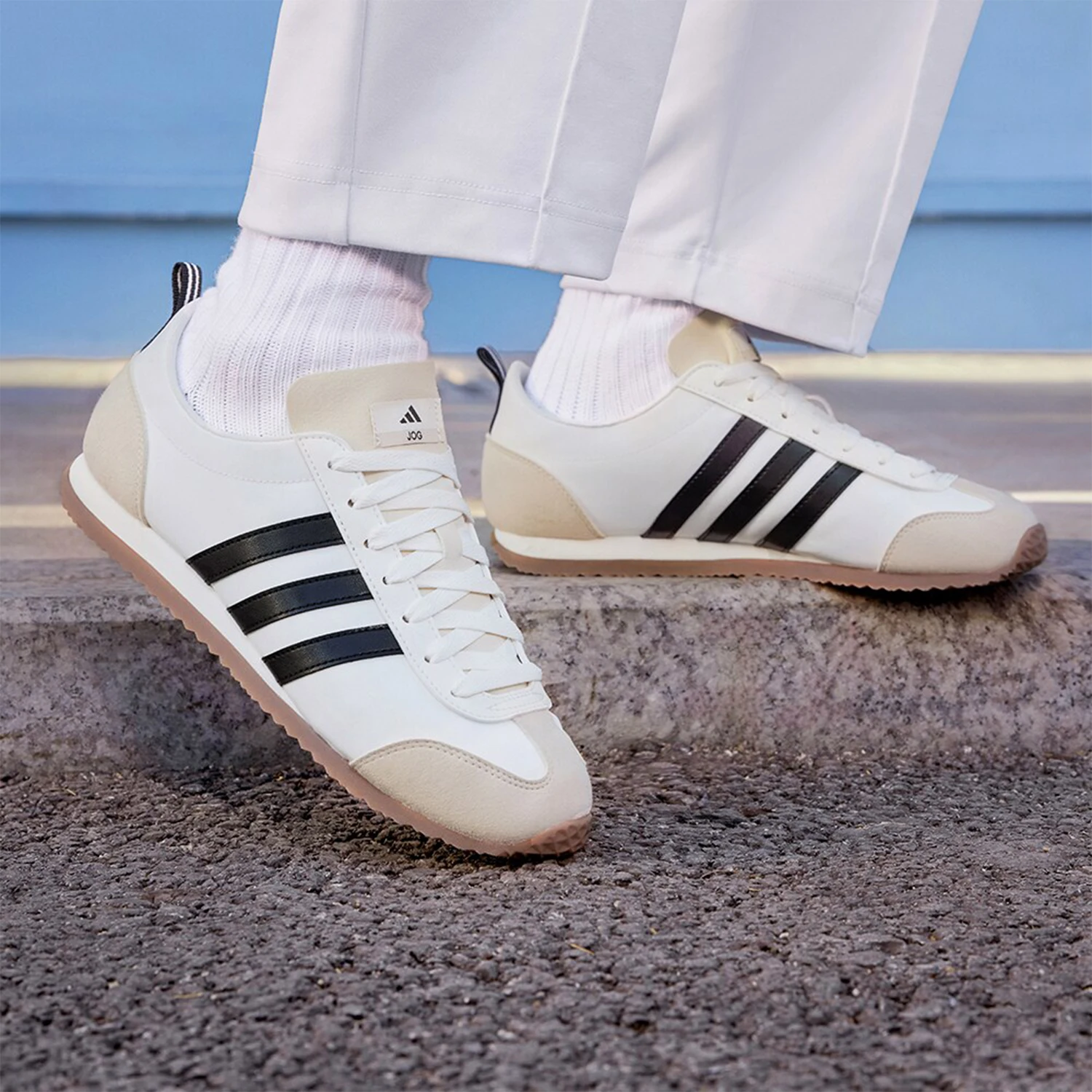 

Adidas оригинальные 2024, новые спортивные легкие повседневные туфли унисекс JI2436