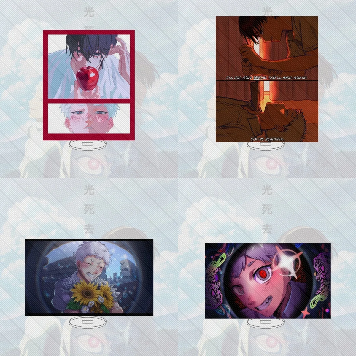 

15CM Anime The Summer Hikaru Died Acrylic Stand Model Cosplay Characters Ornament Accessories Goods Collection Christmas Gifts