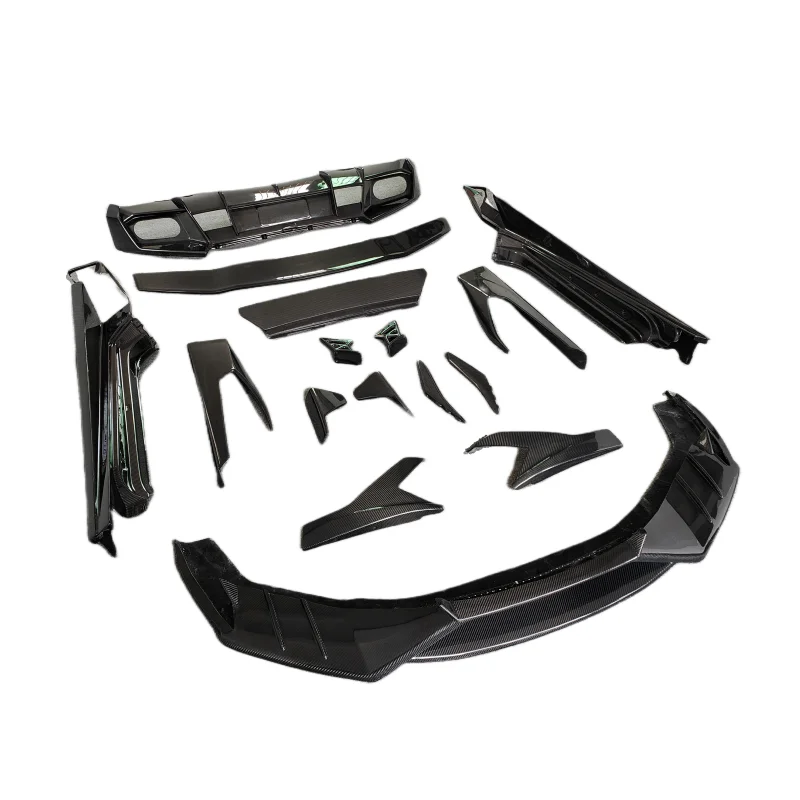 

M-стиль, высококачественная передняя губа из углеродного волокна, боковая юбка, задний диффузор, задний спойлер для Lamborghini Huracan LP610 LP580, комплект кузова